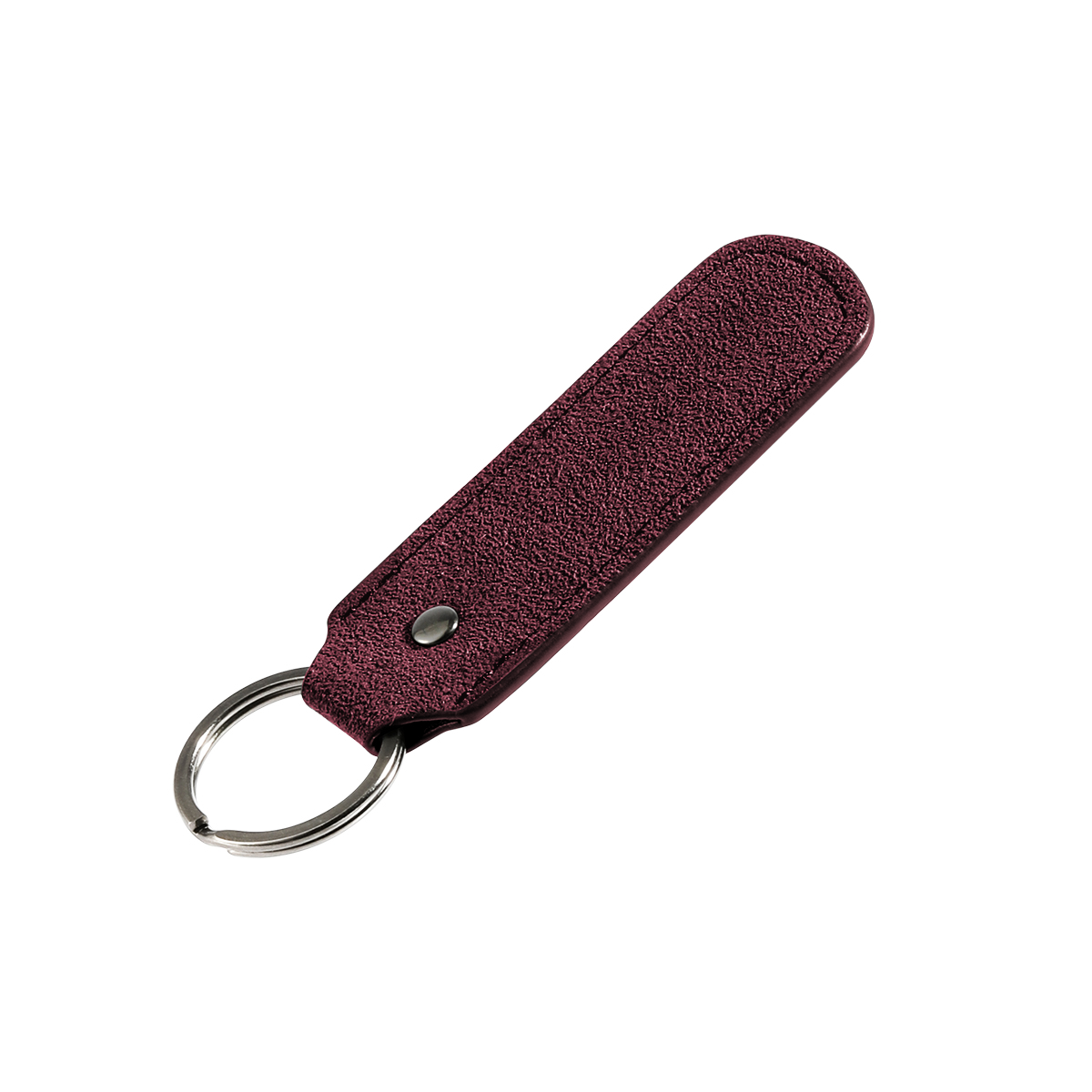 Alcantara Keychain - Wine Red