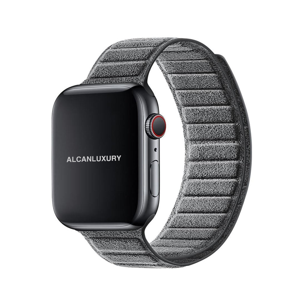 Alcantara Apple Watch Band - Nardo Grey - 38/40/41/42mm