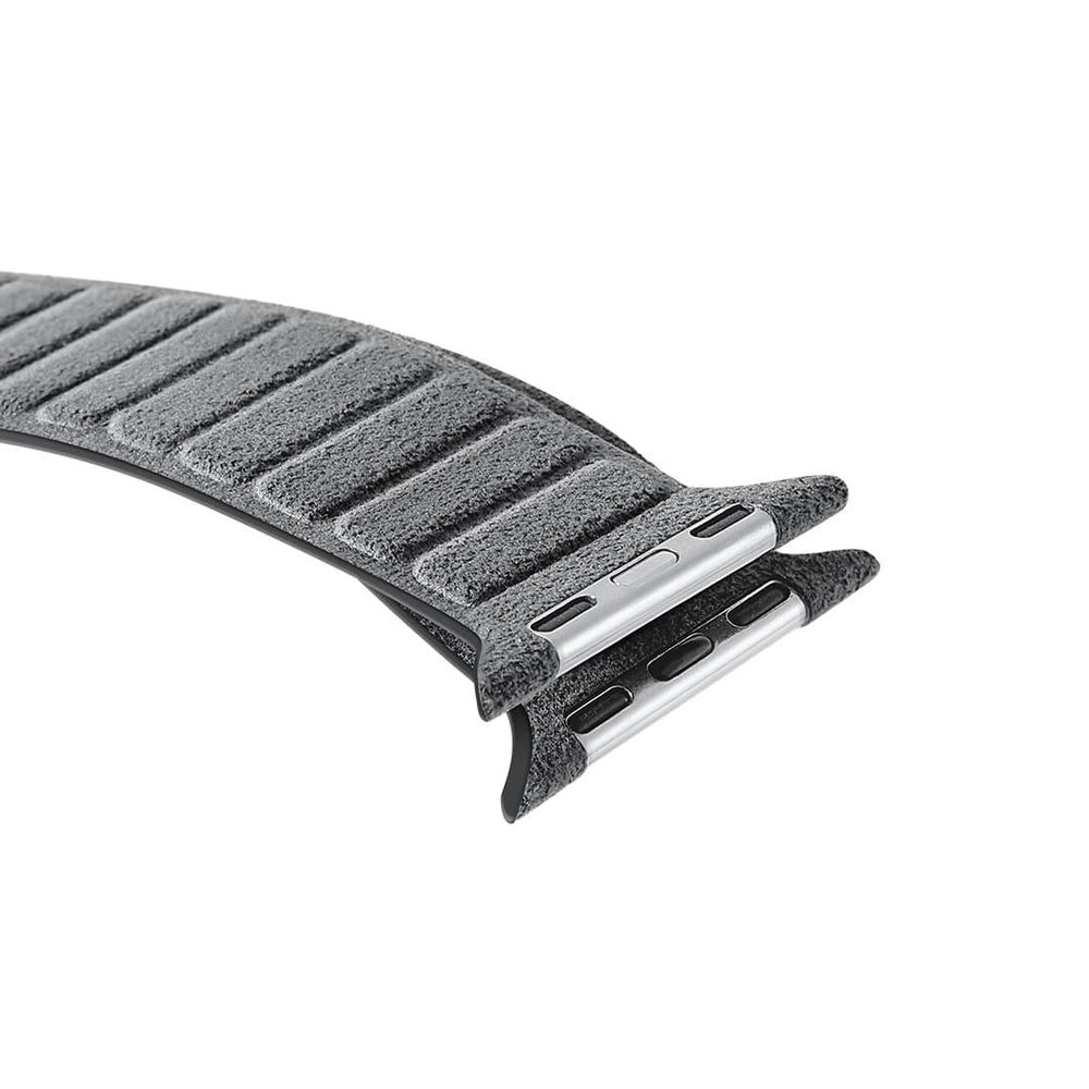 Alcantara Apple Watch Band - Nardo Grey - 42/44/45/46mm & Ultra (49mm)
