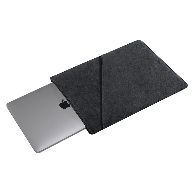 Alcantara Laptop Sleeve - 15 & 16 Inch - Space Grey