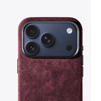 iPhone 17 Pro - Alcantara Case - Wine Red