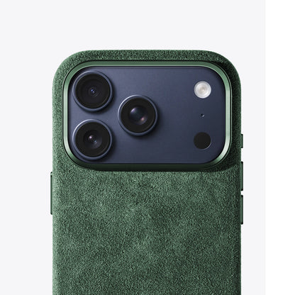 iPhone 17 Pro - Alcantara Case - Midnight Green